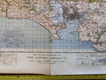Load image into Gallery viewer, Original WW2 British Army GSGS OS Map England - Plymouth - The Militaria Shop