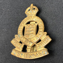 Load image into Gallery viewer, Original WW2 British Army Cap Badge - Royal Army Ordnance Corps - The Militaria Shop