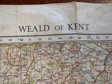 Load image into Gallery viewer, Original WW2 British Army GSGS Os Map of Great Britain - Weald of Kent - The Militaria Shop