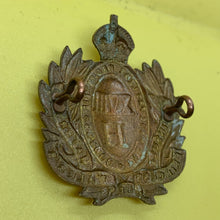 Load image into Gallery viewer, Original WW1 British Army Cap Badge - 18th Hussars (Princess of Wales's) - The Militaria Shop