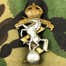 Load image into Gallery viewer, Original British Army Cap Badge - Royal Electrical & Mechanical Engineers REME - The Militaria Shop