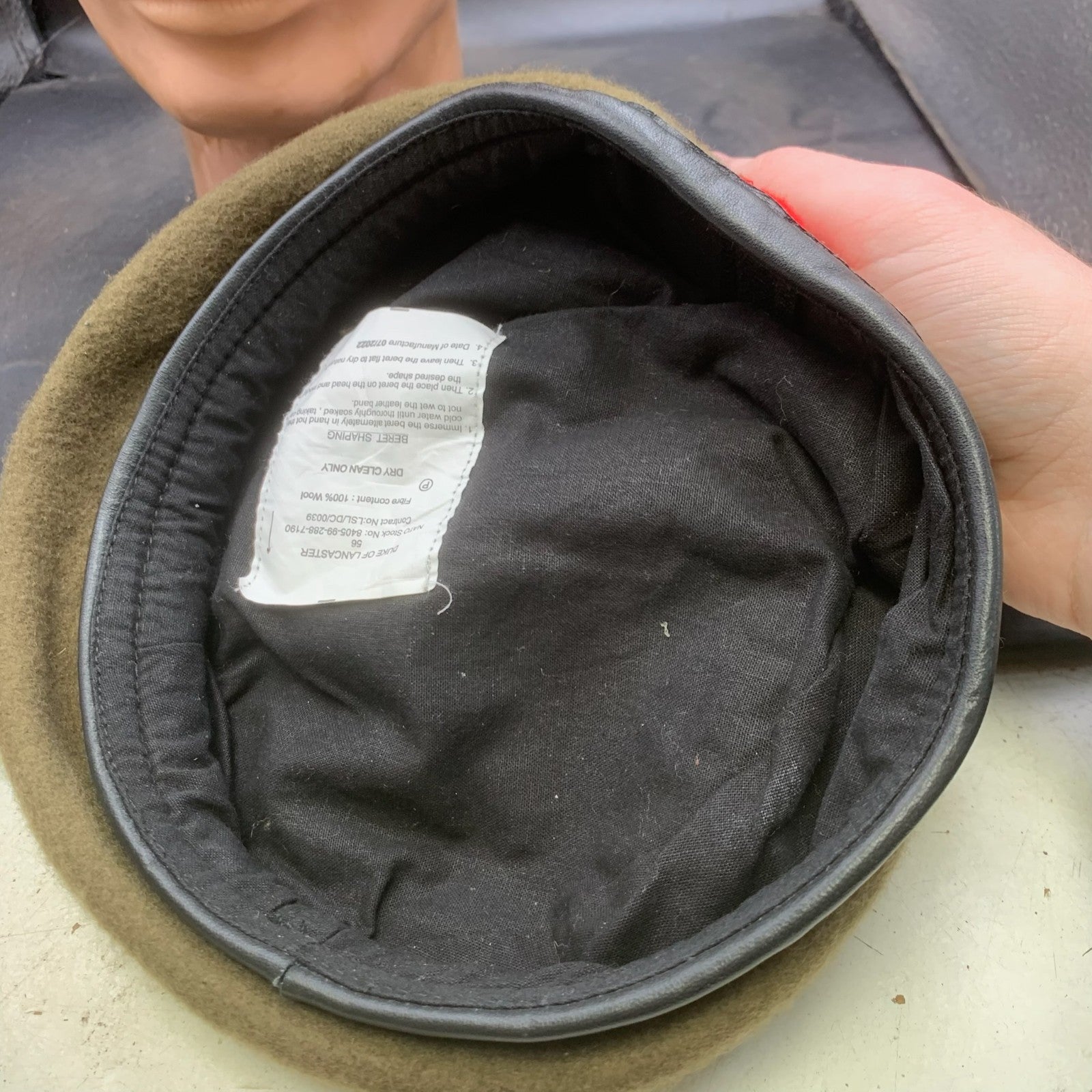 Genuine British Army Duke of Lancaster's Beret - Size 56 - The Militaria Shop