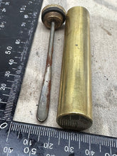 Load image into Gallery viewer, Original WW1 British Army SMLE Enfield Brass Oil Bottle - EFD - The Militaria Shop