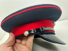 Charger l'image dans la galerie, Genuine British Army Peaked Dress Cap - Royal Anglian Regiment - Size 55cm - The Militaria Shop
