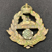 Load image into Gallery viewer, Genuine British Army Cap Badge - East Lancashire Regiment - The Militaria Shop