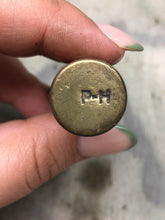 Load image into Gallery viewer, Original WW1 British Army SMLE Enfield Brass Oil Bottle - P-H Maker Marked - The Militaria Shop