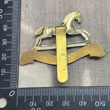 Charger l'image dans la galerie, Original WW2 British Army Cap Badge - 3rd The King's Own Hussars - The Militaria Shop
