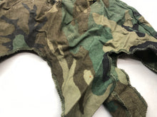 Load image into Gallery viewer, Original US Army Vietnam War Era M1 Camo Helmet Cover - Local Find - Combat Worn - The Militaria Shop