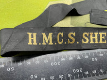 Lade das Bild in den Galerie-Viewer, Original British Royal Navy HMCS Shelburne - Cap Tally - The Militaria Shop