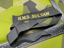 Lade das Bild in den Galerie-Viewer, British Royal Navy HMS Sultan - Cap Tally - The Militaria Shop