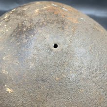 Lade das Bild in den Galerie-Viewer, Original British/Canadian Army WW2 Mk3 Turtle High Rivet Combat Steel Helmet - The Militaria Shop