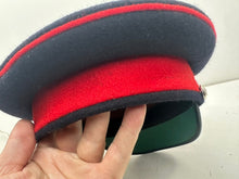 Charger l'image dans la galerie, Genuine British Army Peaked Dress Cap - Royal Anglian Regiment - Size 55cm - The Militaria Shop