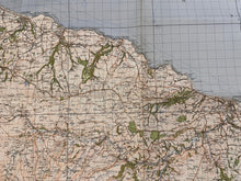 Charger l'image dans la galerie, Original WW2 British Army GSGS OS Map of Great Britain - Whitby & Saltburn - The Militaria Shop