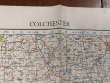 Load image into Gallery viewer, Original WW2 British Army GSGS OS Map of Great Britain - Colchester - The Militaria Shop