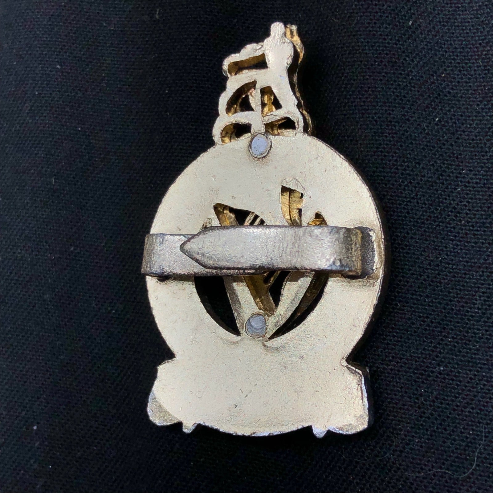 Original British Staybrite Army Cap - Queen's Royal Irish Hussars - The Militaria Shop