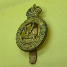 Load image into Gallery viewer, Original WW1 British Army Cap Badge - Hertfordshire Regiment - The Militaria Shop