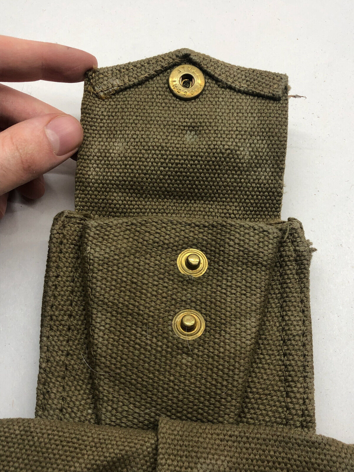 Genuine 37 Pattern Army 3 Pocket Rifle Pouch - WW2 British Army Style - The Militaria Shop