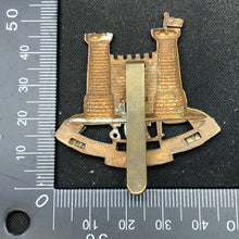 Load image into Gallery viewer, Original WW1 British Army Cap Badge - Loyal Suffolk Hussars - The Militaria Shop