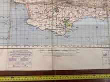 Load image into Gallery viewer, Original WW2 British Army GSGS OS Map of Great Britain - Pembroke & Tenby - The Militaria Shop