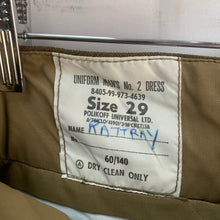 Load image into Gallery viewer, Original British Army No.2 Dress Uniform Trousers - Size 29 - 32" Waist - The Militaria Shop