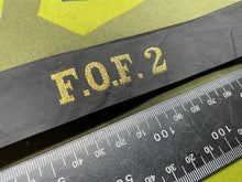 Load image into Gallery viewer, Original British Royal Navy F.O.F. 2 - Cap Tally - The Militaria Shop