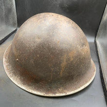 Load image into Gallery viewer, Original WW2 British/Canadian Army Mk3 Turtle Combat Helmet - The Militaria Shop
