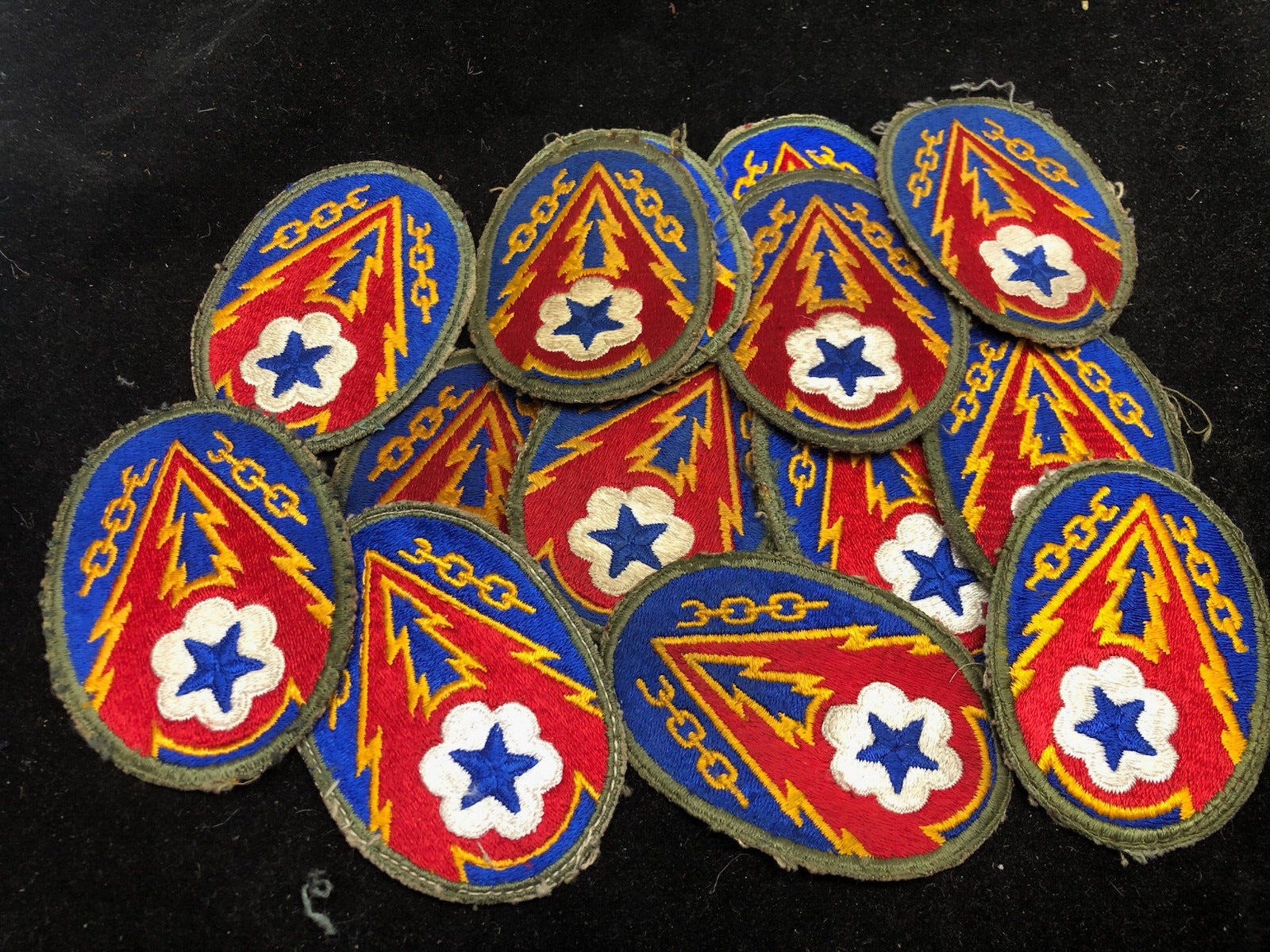 Original WW2 US Army Advanced Communications Zone ETO Cloth Badge Patch - The Militaria Shop