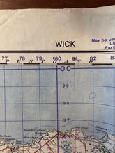 Load image into Gallery viewer, Original WW2 British Army GSGS Map of Scotland - Wick - The Militaria Shop