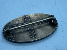 Load image into Gallery viewer, Vintage G A Initials on World Map Metal Badge - 'Whatsoever' on Reverse - The Militaria Shop