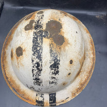 Load image into Gallery viewer, Complete WW2 British Home Front Civil Defence Senior Warden Mk2 Brodie Helmet - The Militaria Shop