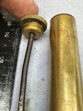 Load image into Gallery viewer, Original WW1 British Army SMLE Enfield Brass Oil Bottle - W.H.B - The Militaria Shop