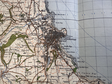 Load image into Gallery viewer, Original WW2 British Army GSGS OS Map of England & Wales - Scarborough - The Militaria Shop