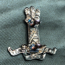Load image into Gallery viewer, Genuine British Army Cap Badge - 11th Hussars - The Militaria Shop