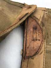 Load image into Gallery viewer, Original WW2 British Army 37 Pattern Despatch Riders High Sided Spats 1943 Dated - The Militaria Shop