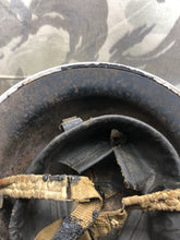 Load image into Gallery viewer, Original WW2 British Home Front Warden Helmet - Complete with Liner & Chinstrap - The Militaria Shop