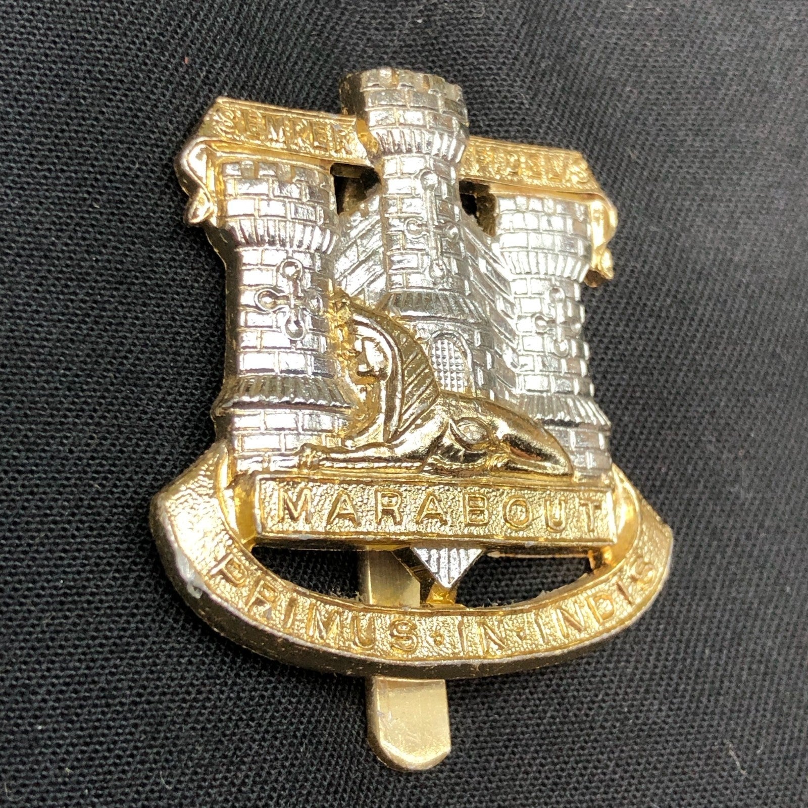 Original British Staybrite Army Cap - Dorset Regiment - The Militaria Shop