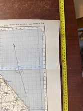 Load image into Gallery viewer, Original WW2 British Army GSGS OS Map of England & Wales - Mouth of the Humber - The Militaria Shop