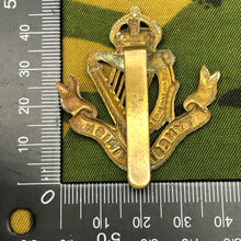 Load image into Gallery viewer, Original WW1 British Cap Badge - The Royal Irish Regiment - The Militaria Shop