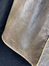 Load image into Gallery viewer, Original WW2 British Army No.2 Camouflaged Leather Jerkin - Size 1 - 1945 Dated - The Militaria Shop