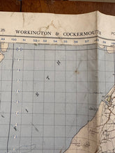 Charger l'image dans la galerie, Original WW2 British Army GSGS OS Map of England - Workington & Cockermouth - The Militaria Shop