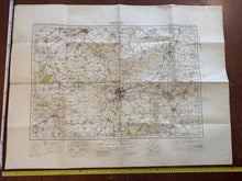 Load image into Gallery viewer, Original WW2 British Army OS Map of Great Britain - Bedford - The Militaria Shop