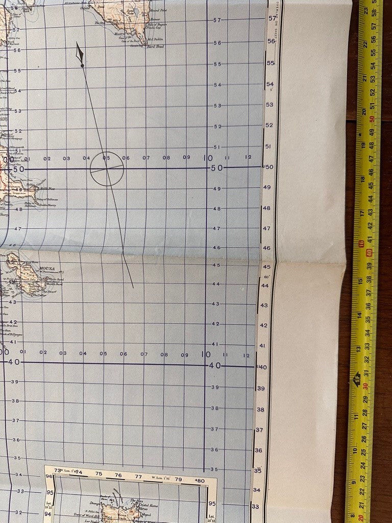 Original WW2 British Army GSGS Map of Scotland - South Mainland Shetland Islands - The Militaria Shop