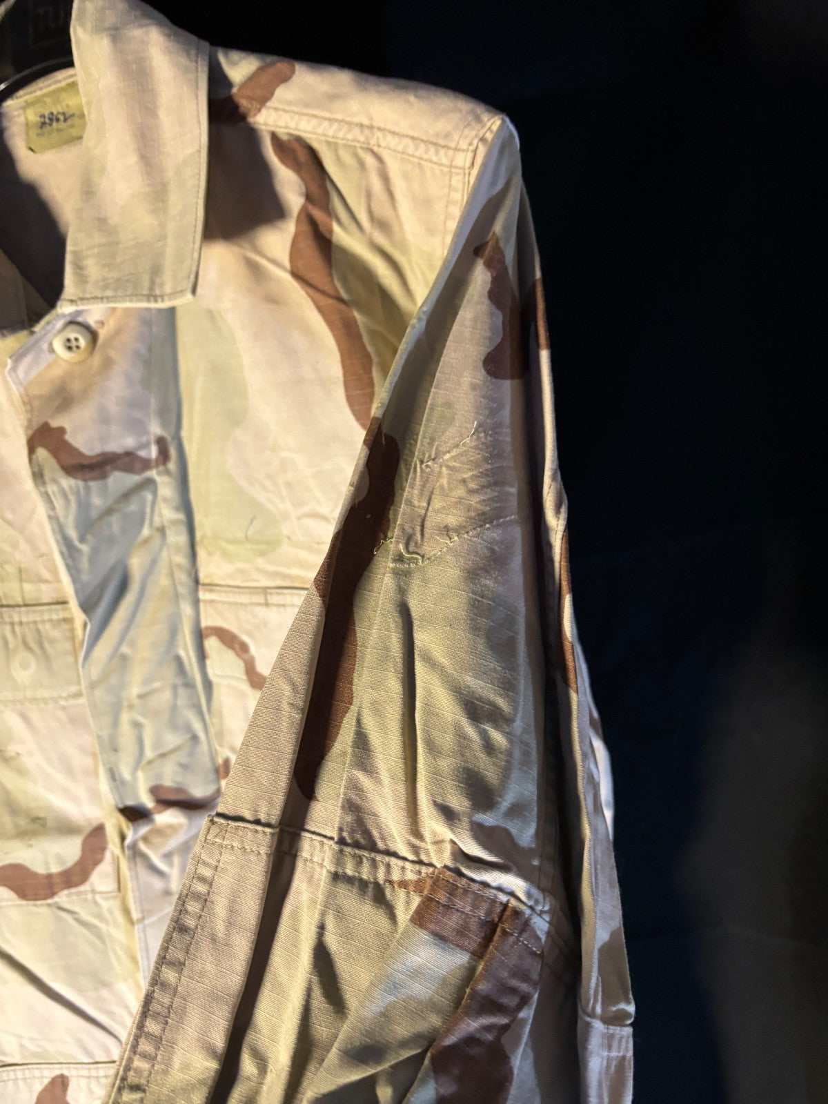 Gulf War US Army DCU Camouflaged Combat Field Coat/Jacket - Medium/Long - The Militaria Shop
