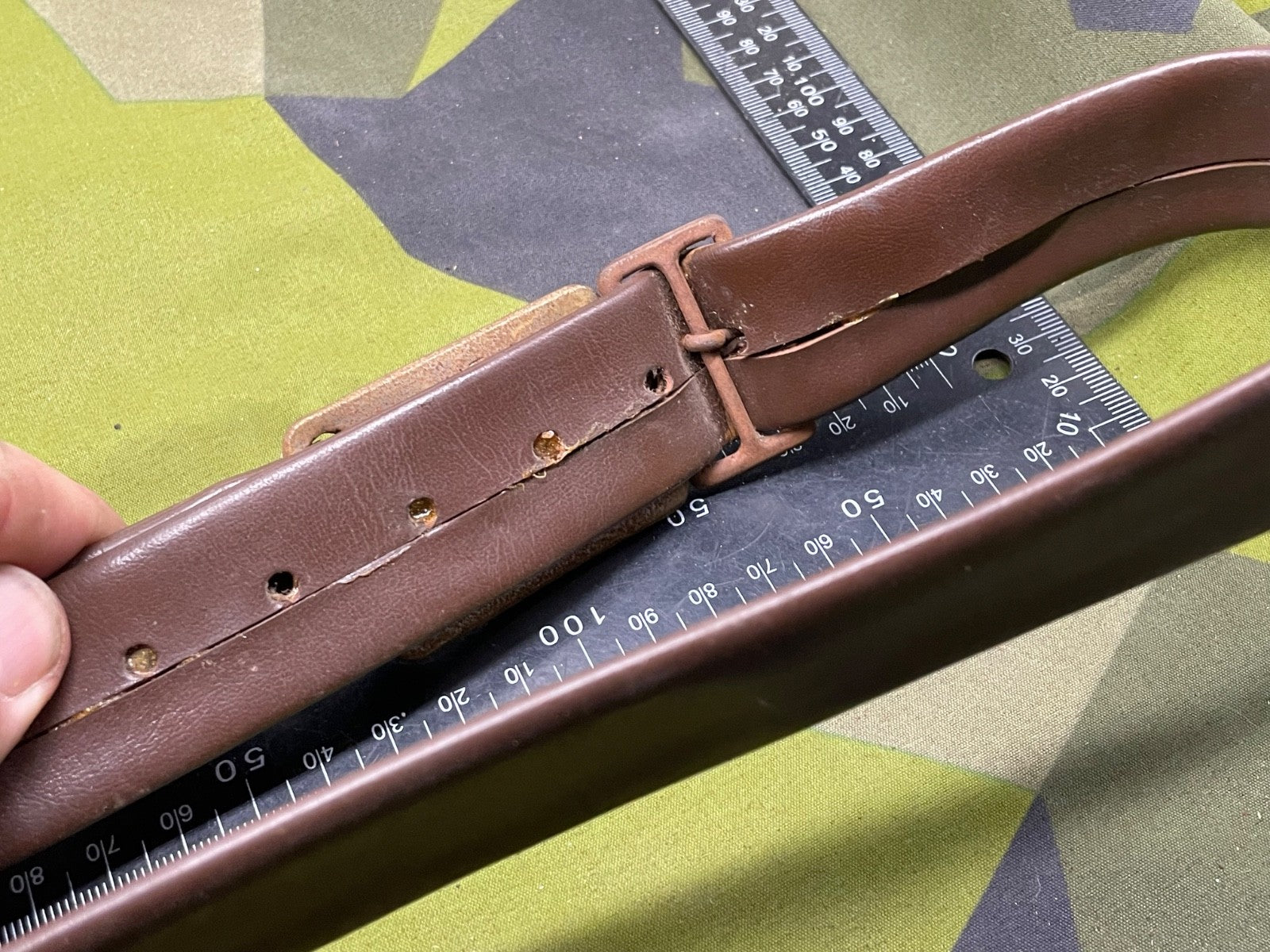 Original Vintage Scout Belt - Approx 30" Waist - The Militaria Shop