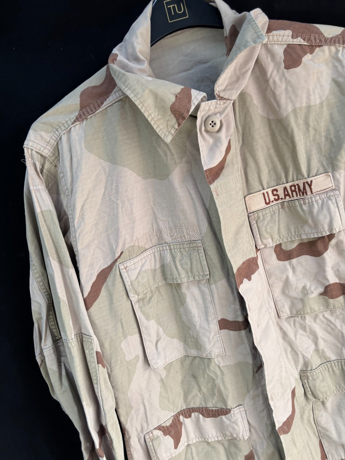 Gulf War US Army DCU Camouflaged Combat Field Coat/Jacket - 44 inch Chest - The Militaria Shop