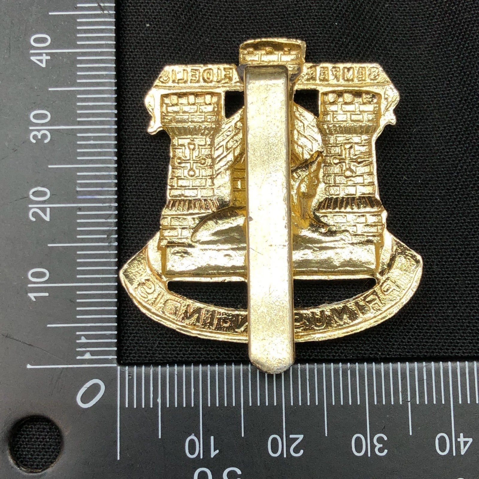 Original British Staybrite Army Cap - Dorset Regiment - The Militaria Shop