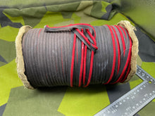 Load image into Gallery viewer, Original WW2 US Army Artillery Red Cap Cord on Huge Roll - The Militaria Shop