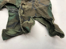 Load image into Gallery viewer, Original US Army Vietnam War Era M1 Camo Helmet Cover - Local Find - Combat Worn - The Militaria Shop
