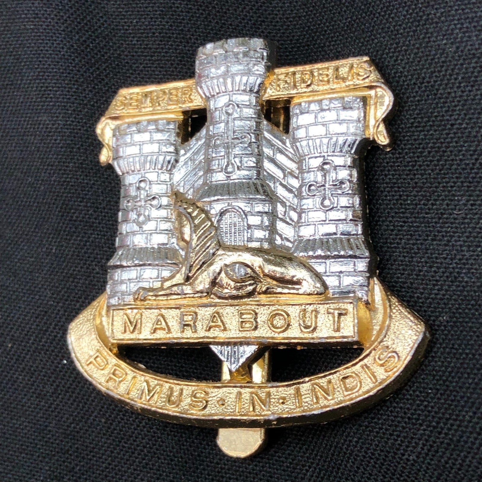 Original British Staybrite Army Cap - Dorset Regiment - The Militaria Shop