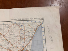 Load image into Gallery viewer, Original WW2 British Army GSGS OS Map of Great Britain - Hastings - The Militaria Shop
